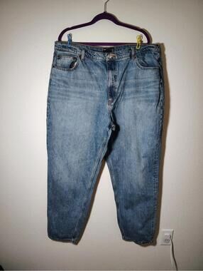 ASOS Design Curve Jeans High Rise Straight Leg Size 18 COTTON